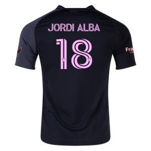 Jordi Alba Inter Miami CF 2025 Authentic Away Jersey