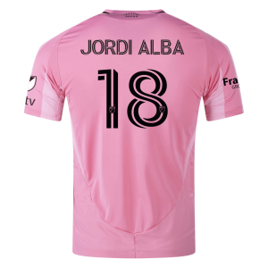 Jordi Alba Inter Miami CF 2025 Authentic Home Jersey