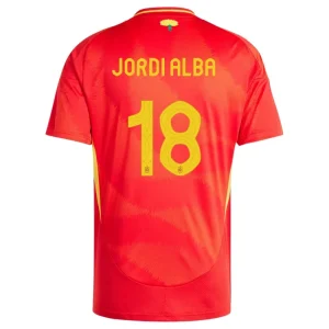 Jordi Alba Spain 2024/25 Home Jersey