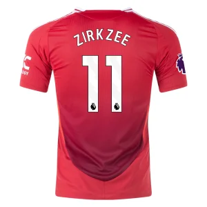 Joshua Zirkzee Manchester United 2024/25 Authentic Home Jersey