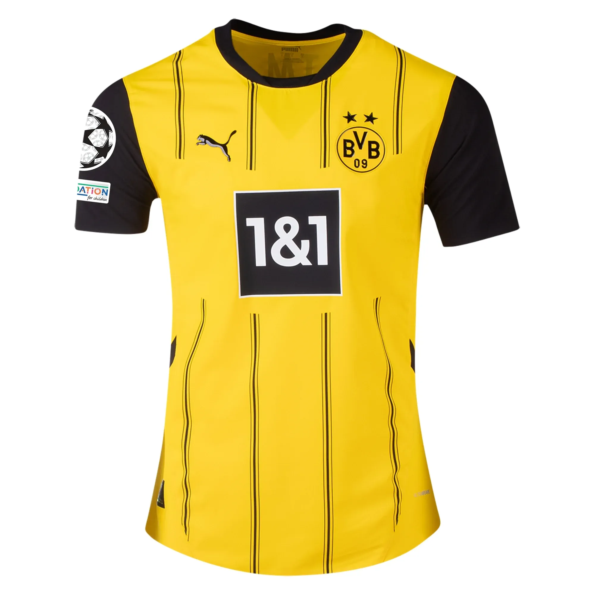 Julian Brandt Borussia Dortmund 2024/25 Authentic UCL Home Jersey - Image 2
