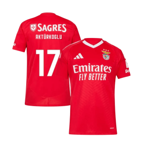 Kerem Aktürkoğlu Benfica 2024/25 Home Jersey