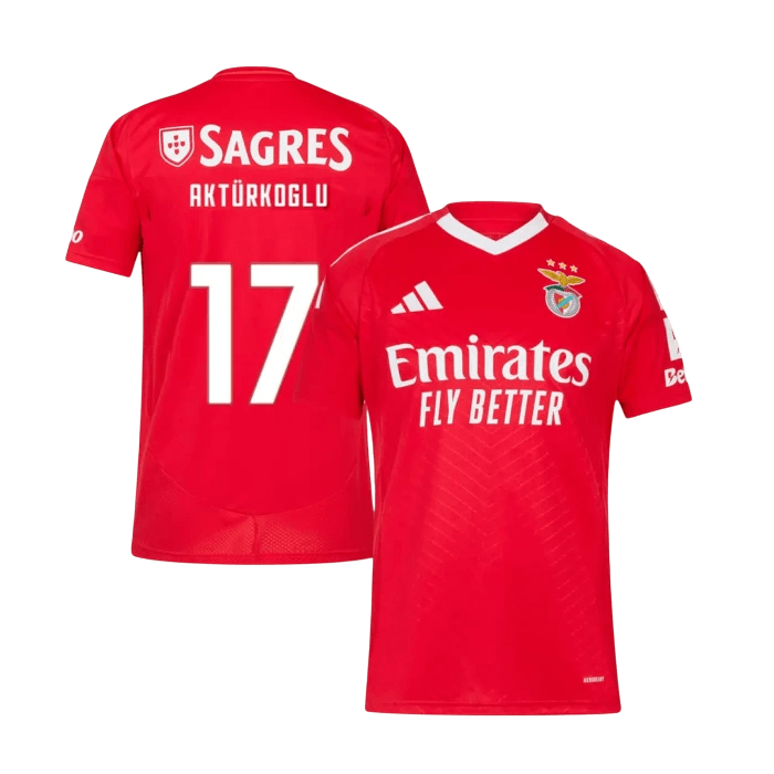 Kerem Aktürkoğlu Benfica 2024/25 Home Jersey