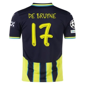 Kevin De Bruyne Manchester City 2024/25 UCL Away Jersey