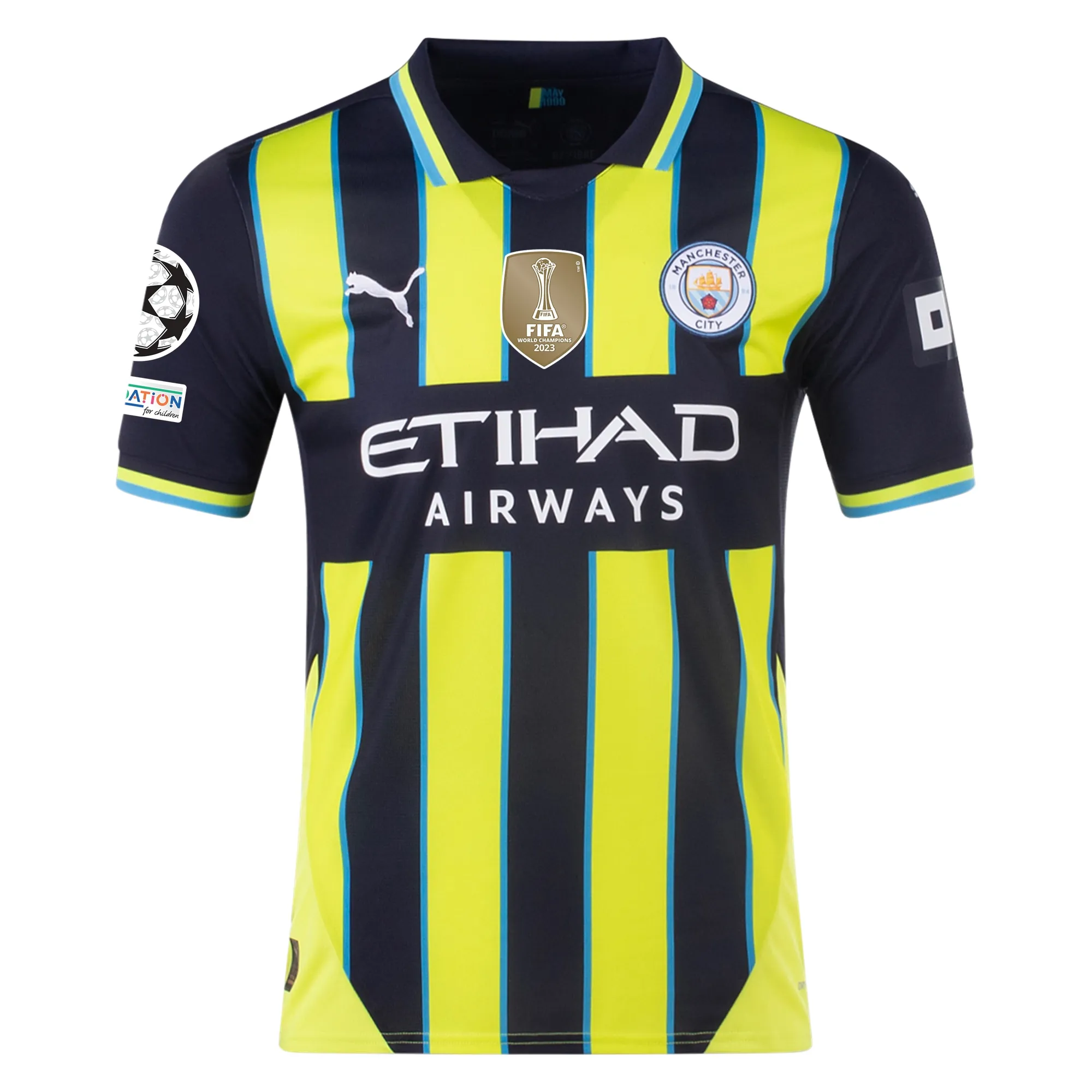 Kevin De Bruyne Manchester City 2024/25 UCL Away Jersey - Image 2
