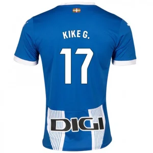 Kike García Alavés 2024/25 Home Jersey