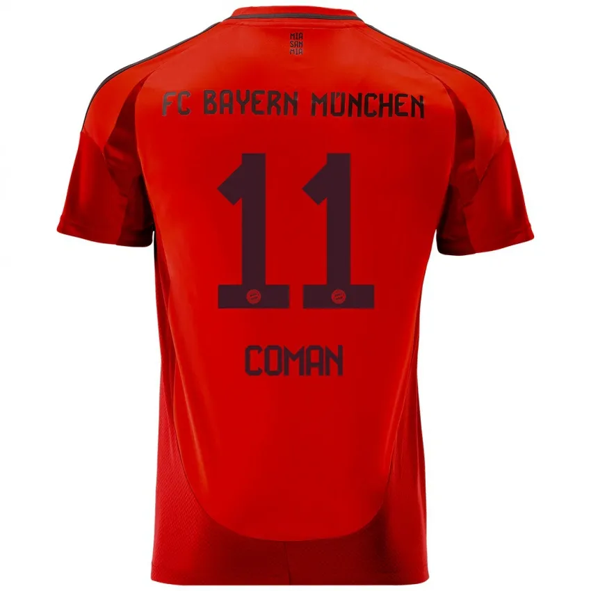Kingsley Coman Bayern Munich 2024/25 Home Jersey