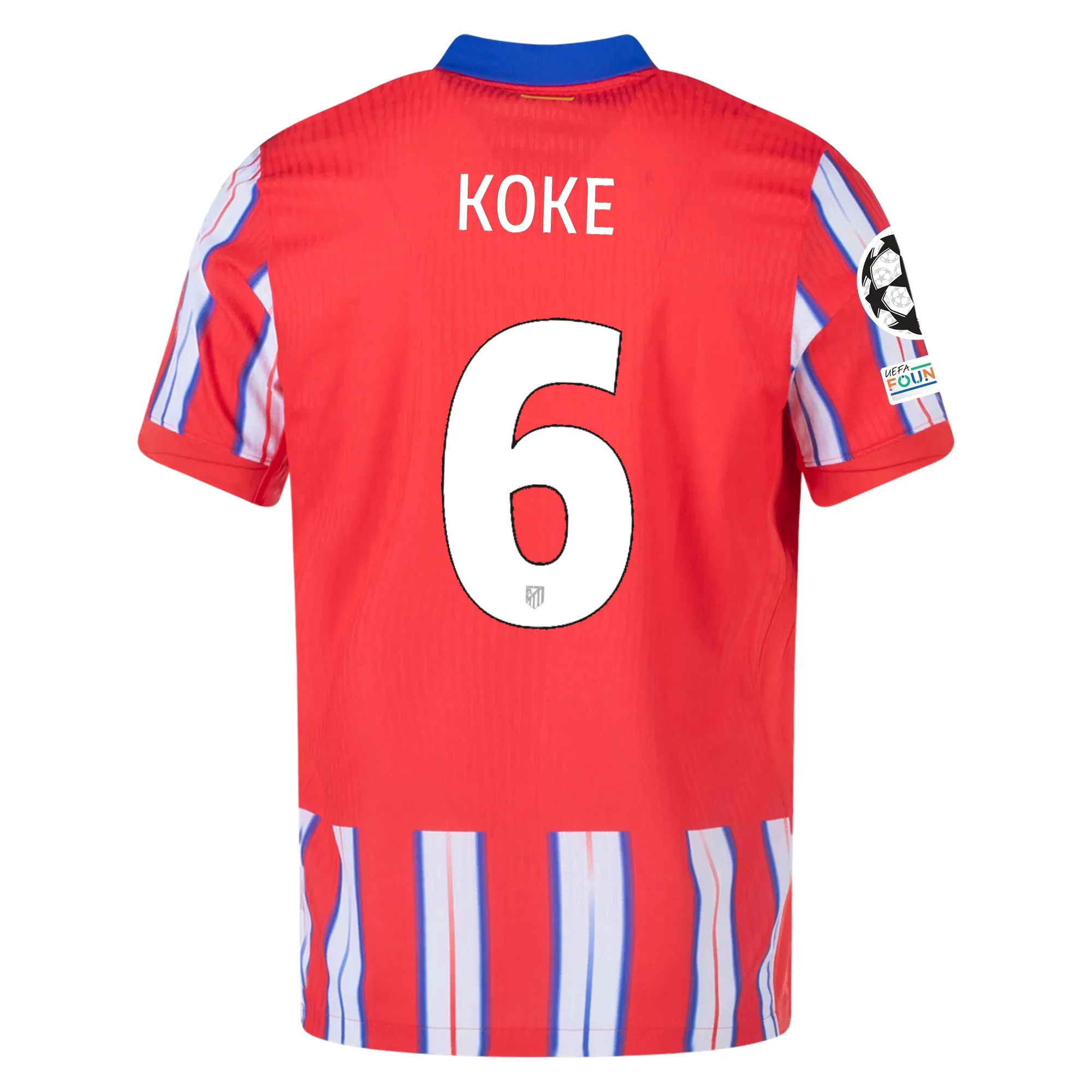 Koke Atletico Madrid 2024/25 Authentic UCL Home Jersey