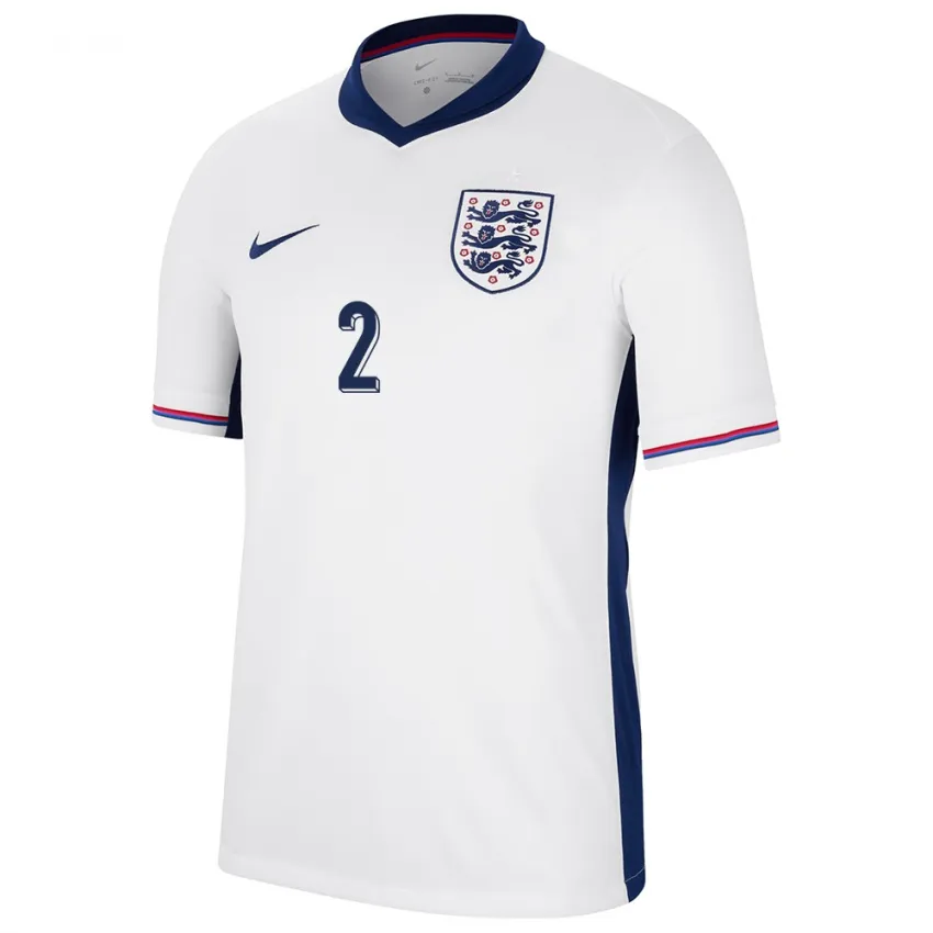 Kyle Walker England 2024/25 Home Jersey - Image 2