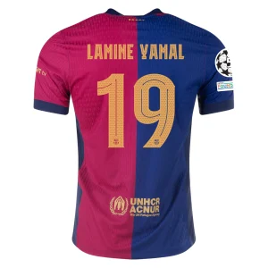 Lamine Yamal Barcelona 2024/25 Authentic UCL Home Jersey