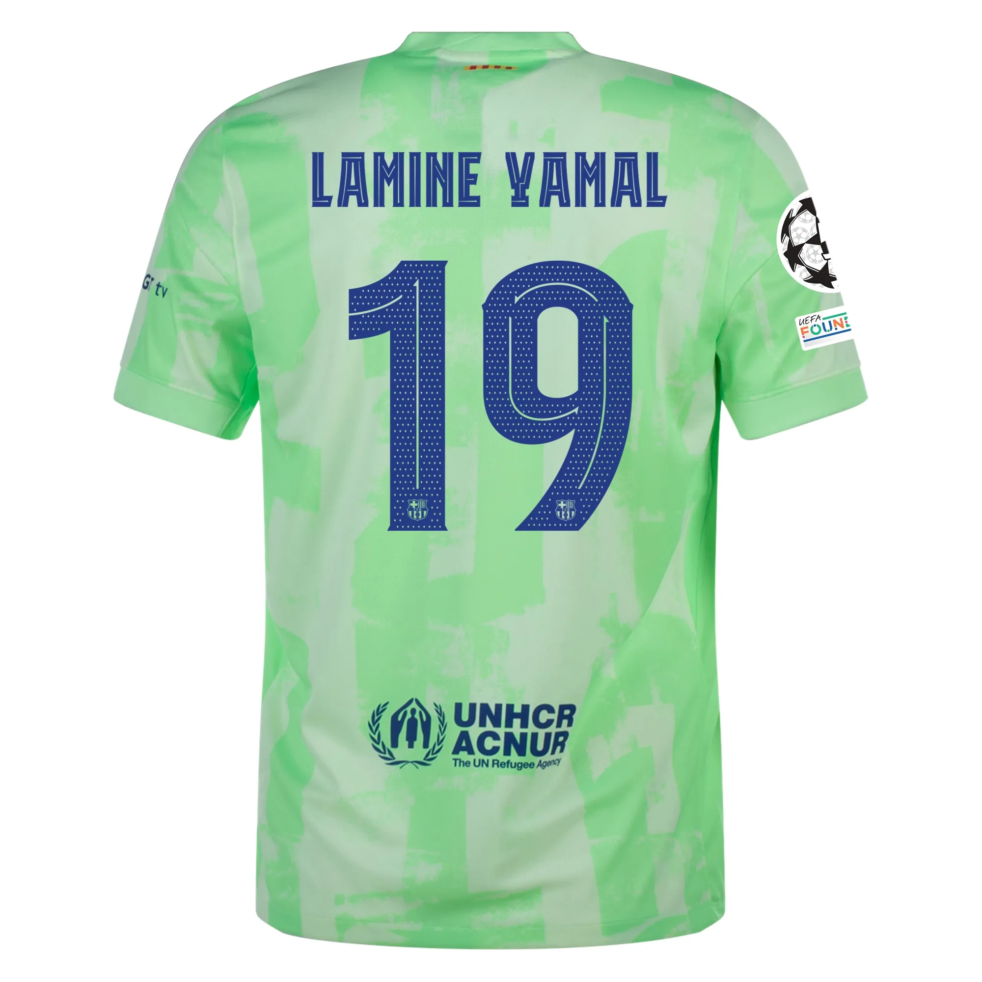 Lamine Yamal Barcelona 2024/25 UCL Third Jersey
