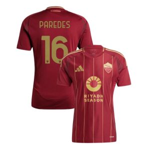 Leandro Paredes AS Roma 2024/25 Home Jersey
