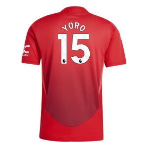 Leny Yoro Manchester United 2024/25 Authentic Home Jersey