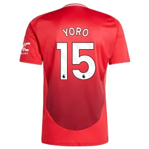 Leny Yoro Manchester United 2024/25 Home Jersey