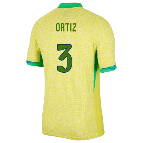 Léo Ortiz Brazil 2024/25 Home Jersey