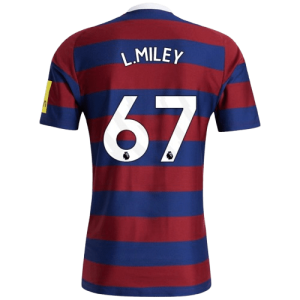 Lewis Miley Newcastle 2024/25 Away Jersey