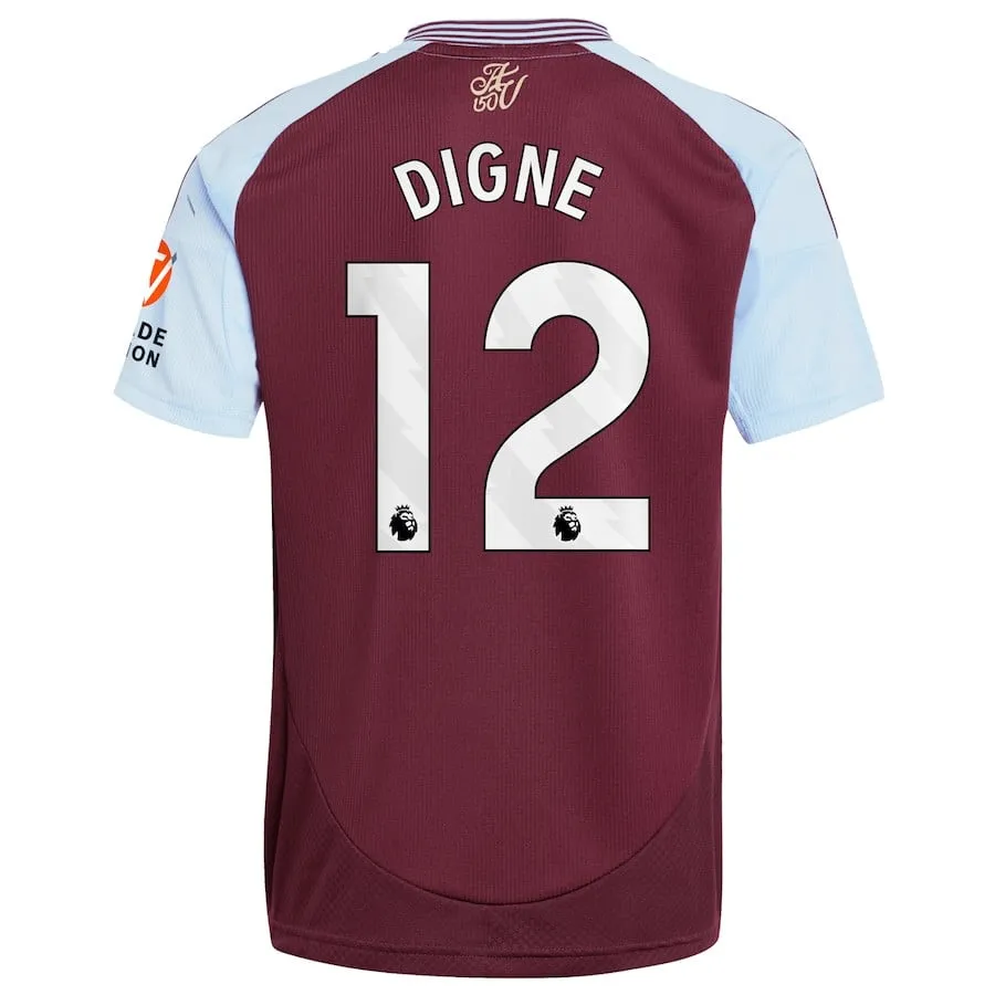 Lucas Digne Aston Villa 2024/25 Home Jersey