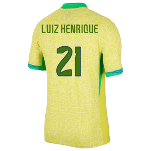 Luiz Henrique Brazil 2024/25 Home Jersey