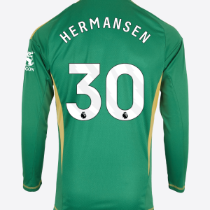 Mads Hermansen Leicester City 2024/25 Goalkeeper Jersey