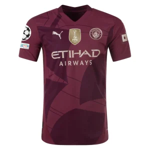 Manchester City 2024/25 Authentic UCL Third Jersey