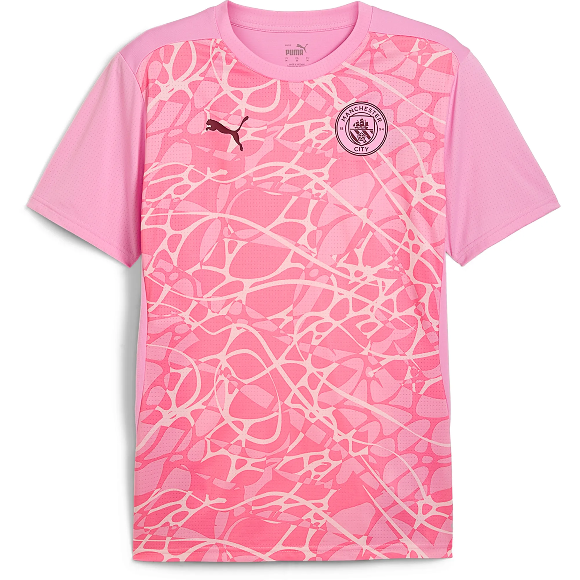 Manchester City 2024/25 Pink Pre Match Training Jersey