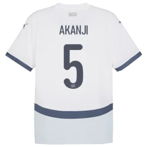 Manuel Akanji Switzerland 2024/25 Away Jersey