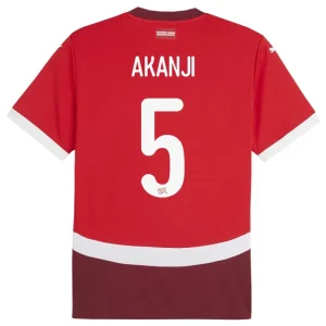 Manuel Akanji Switzerland 2024/25 Home Jersey