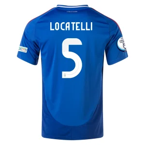 Manuel Locatelli Italy 2024/25 Home Jersey