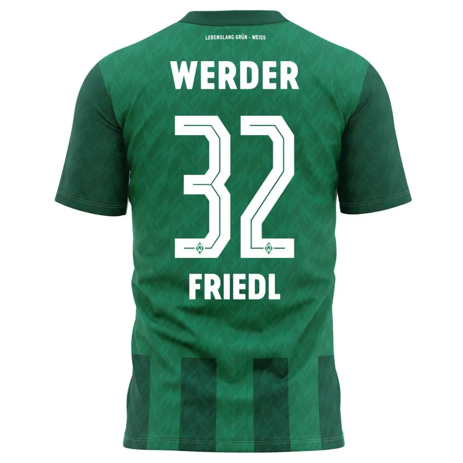 Marco Friedl Werder Bremen 2024/25 Home Jersey