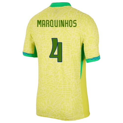 Marquinhos Brazil 2024/25 Home Jersey