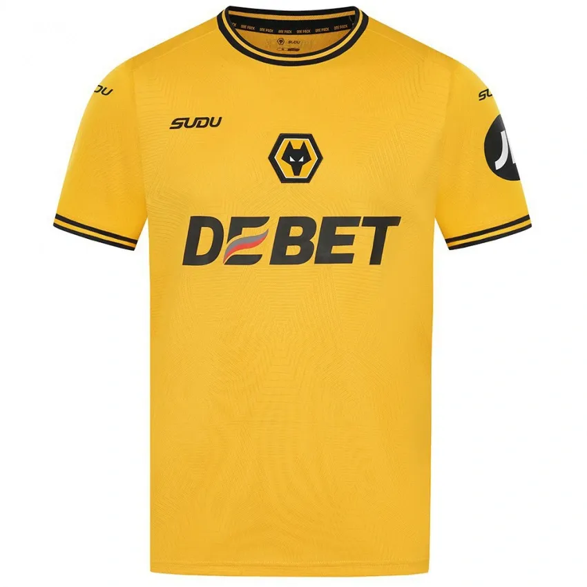 Matheus Cunha Wolverhampton 2024/25 Home Jersey - Image 2