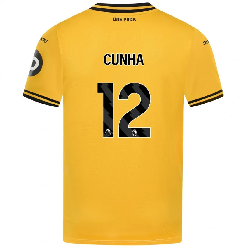 Matheus Cunha Wolverhampton 2024/25 Home Jersey