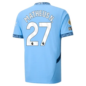 Matheus Nunes Manchester City 2024/25 Authentic Home Jersey