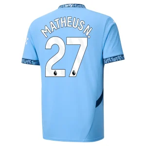 Matheus Nunes Manchester City 2024/25 Home Jersey