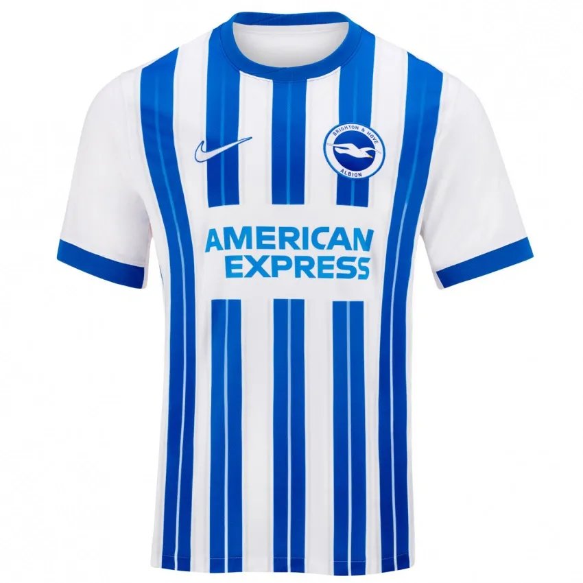 Mats Wieffer Brighton 2024/25 Home Jersey - Image 2