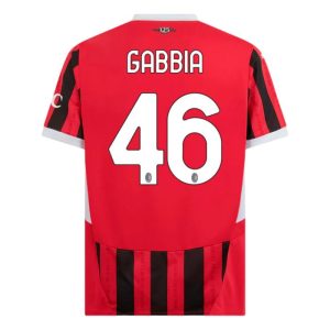 Matteo Gabbia AC Milan 2024/25 Home Jersey