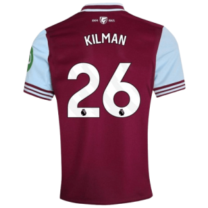 Ma x Kilman West Ham 2024/25 Home Jersey