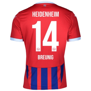 Ma x imilian Breunig FC Heidenheim 2024/25 Home Jersey