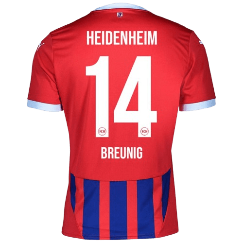 Ma x imilian Breunig FC Heidenheim 2024/25 Home Jersey