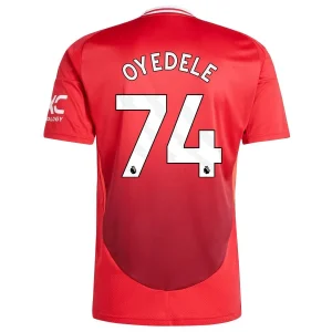 Ma x imillian Oyedele Manchester United 2024/25 Home Jersey