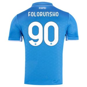 Michael Folorunsho Napoli 2024/25 Authentic Home Jersey