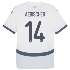Michel Aebischer Switzerland 2024/25 Away Jersey