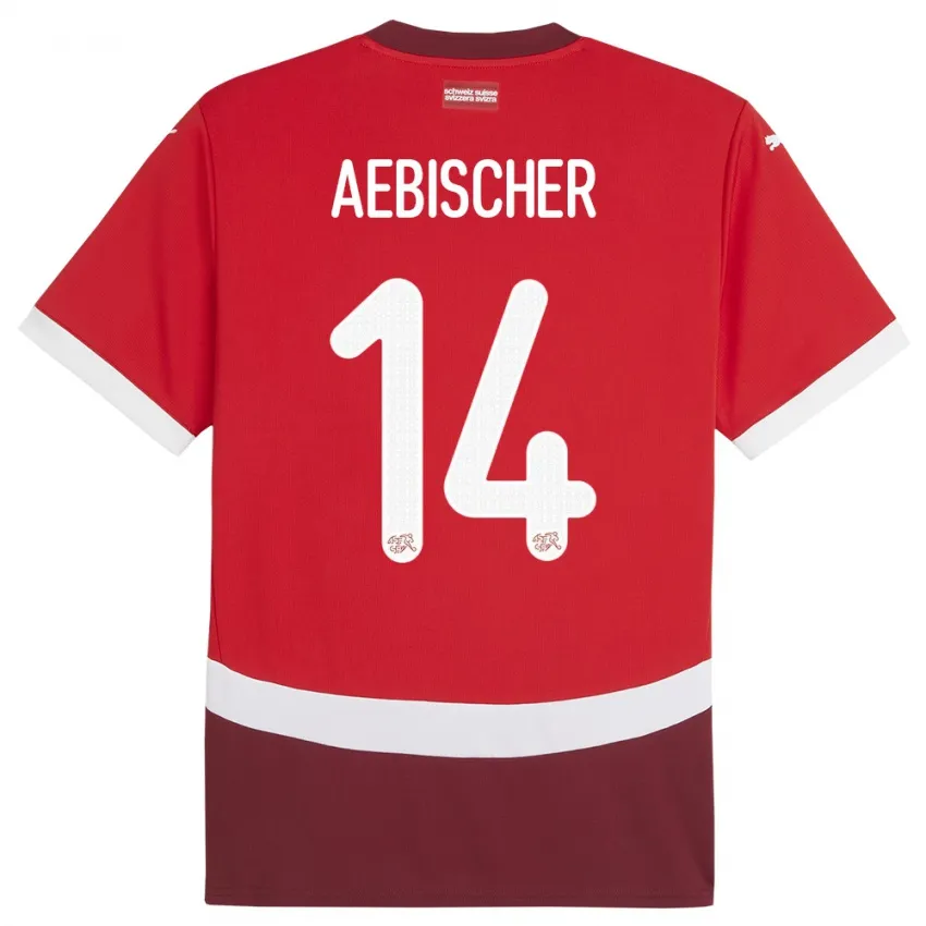 Michel Aebischer Switzerland 2024/25 Home Jersey