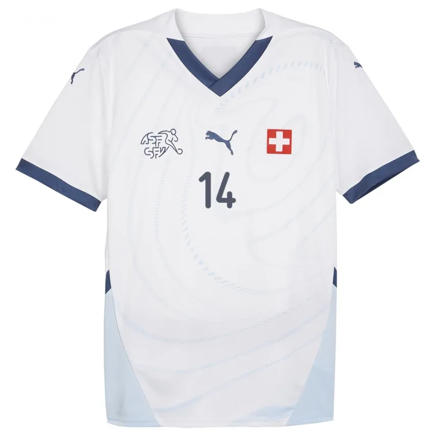 Michel Aebischer Switzerland 2024/25 Away Jersey - Image 2