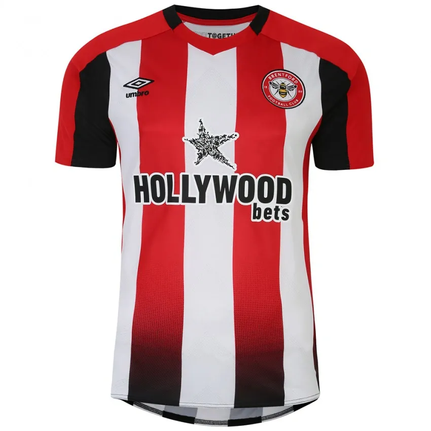Mikkel Damsgaard Brentford 2024/25 Home Jersey - Image 2