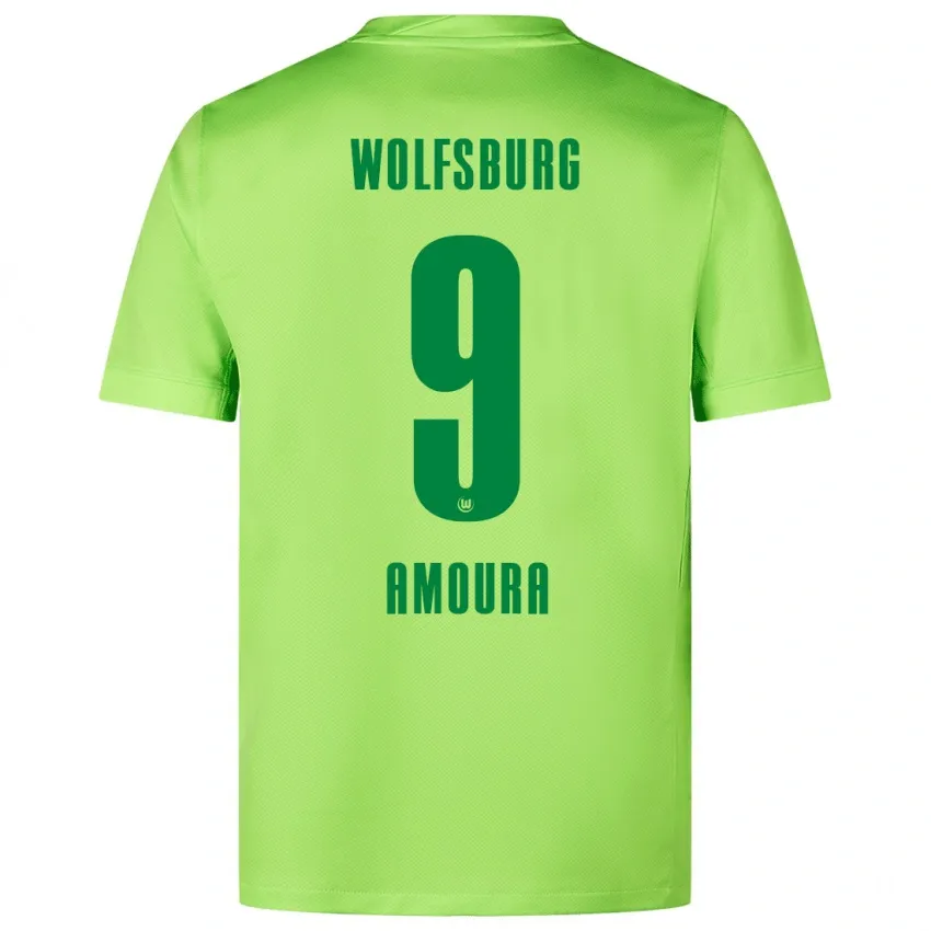Mohamed Amoura Wolfsburg 2024/25 Home Jersey