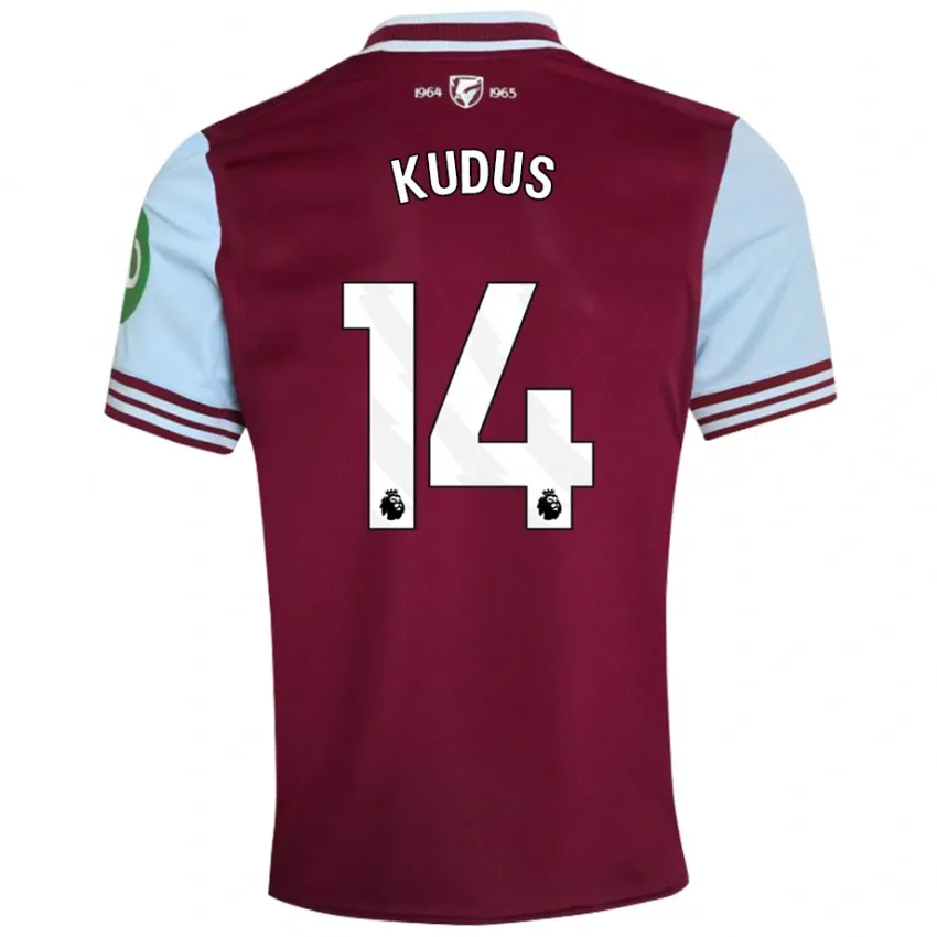 Mohammed Kudus West Ham 2024/25 Home Jersey