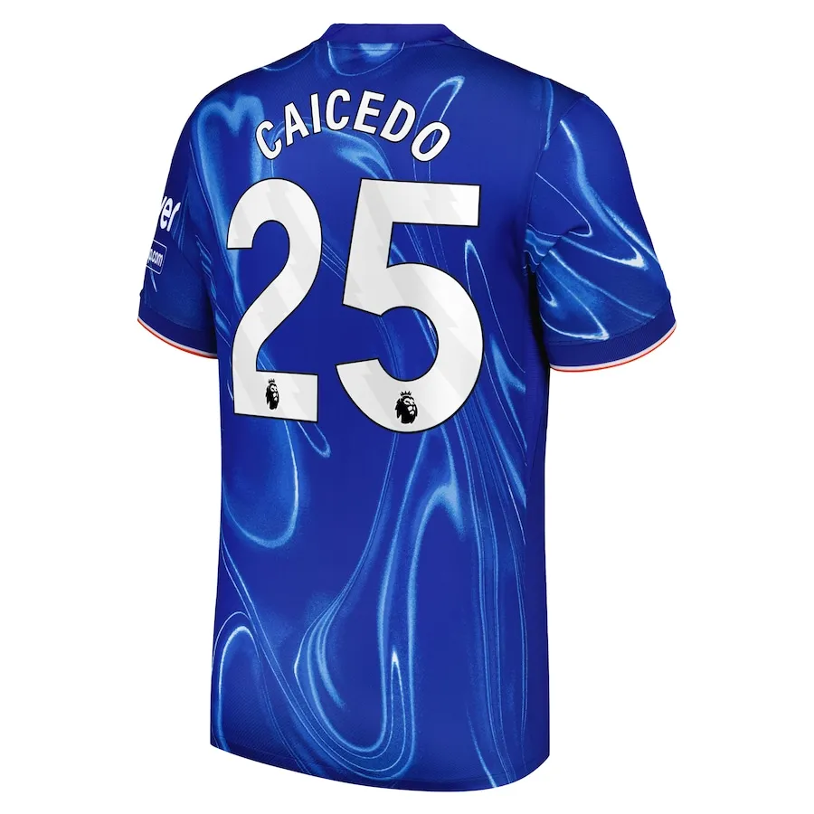 Moisés Caicedo Chelsea 2024/25 Home Jersey