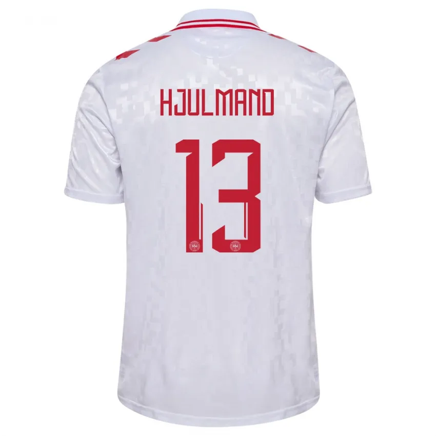 Morten Hjulmand Denmark 2024/25 Away Jersey