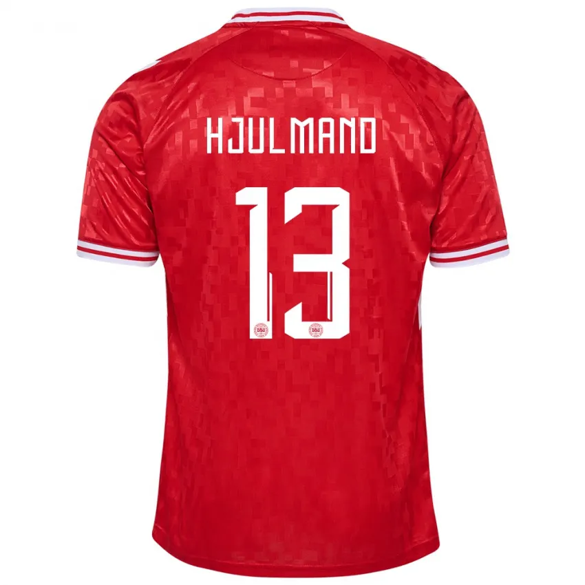 Morten Hjulmand Denmark 2024/25 Home Jersey